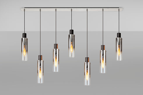 Brooks Slim Linear Pendant 7 Light